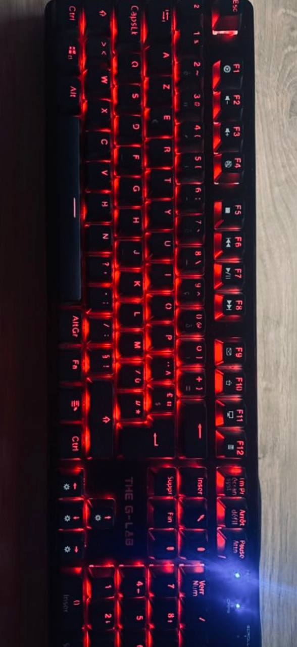 Clavier Mécanique RGB The G-Lab Keyz Rubidium E