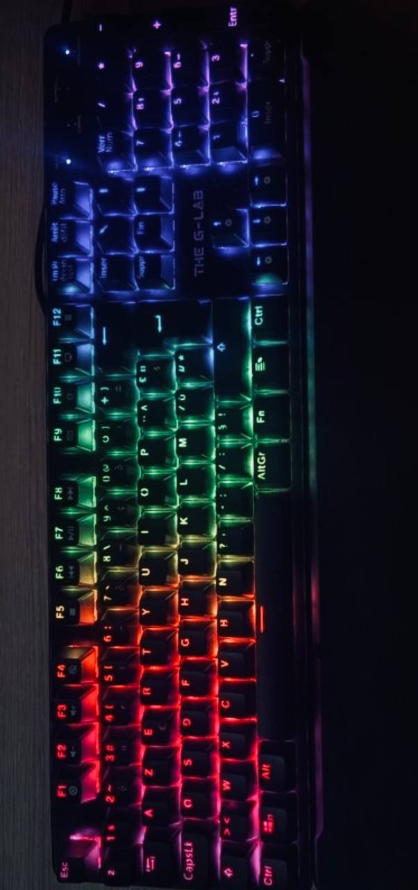 Clavier Mécanique RGB The G-Lab Keyz Rubidium E